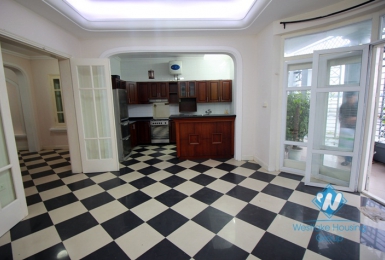 Lake view house for rent with four bedroom and four bathroom in Westlake Tay Ho, Hanoi